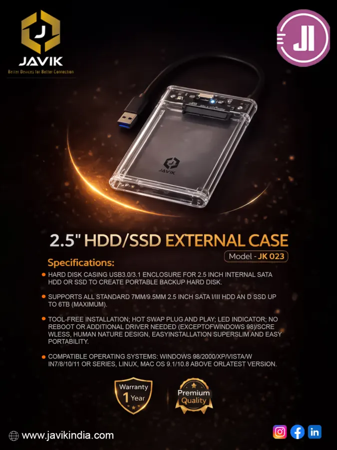Javik 3.5mm Audio Extension Cable