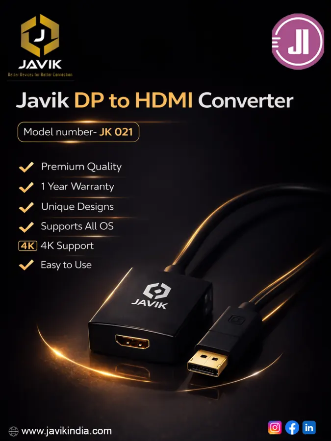 Javik DP to HDMI Converter