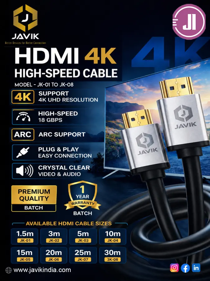 Javik HDMI 4K Cable
