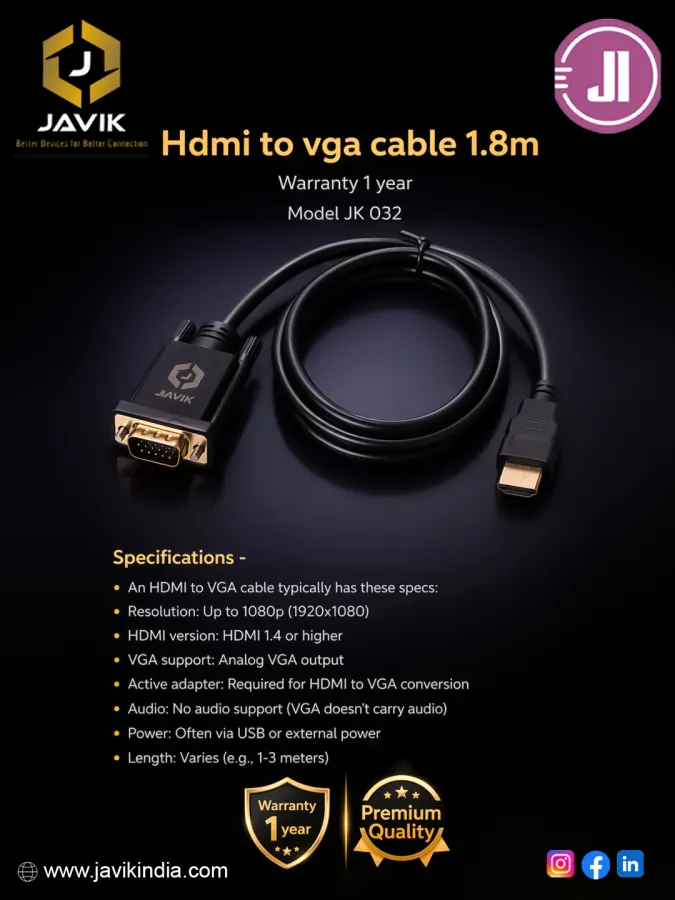 Javik HDMI Cable 10m