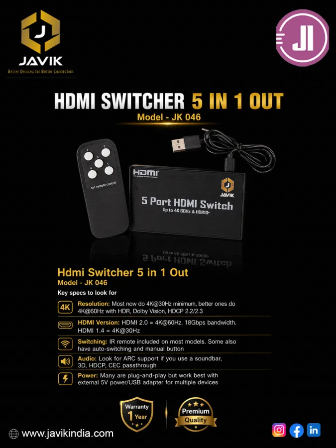 Javik HDMI Extender 50m