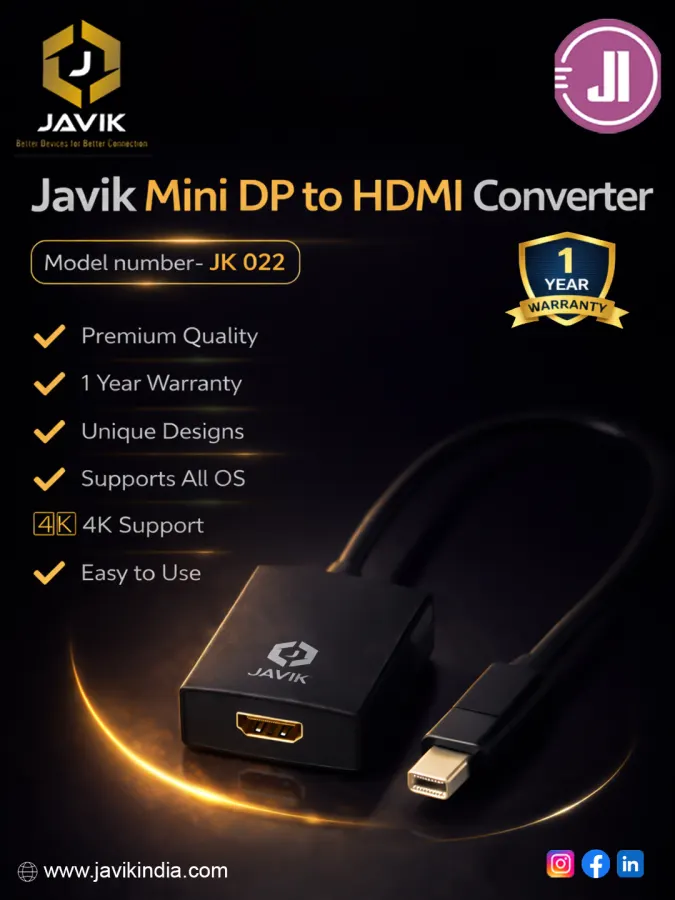 Javik Mini DP to HDMI Converter