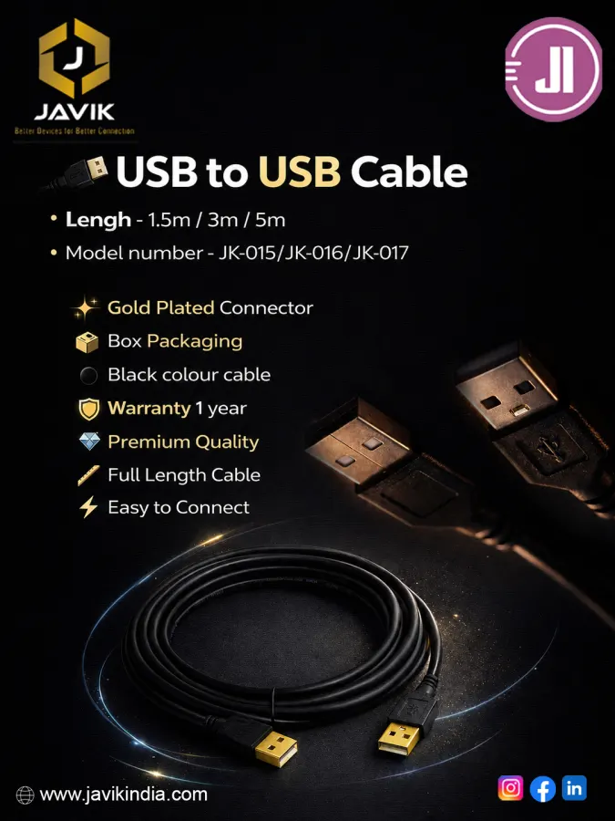 Javik USB to USB Cable